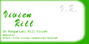 vivien rill business card